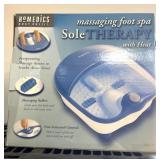 Homedics, massaging foot spa therapy