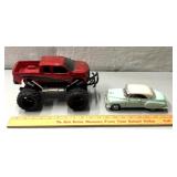 Toy truck and car