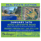 REAL ESTATE AUCTION - HOME & 6 +/- AC 4000 LAFAYETTE ROAD, HOPKINSVILLE, KY