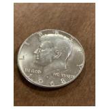 Silver 1968 Kennedy Half Dollar