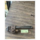 New Britain Pipe Wrench 10"