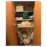 Towels & Contents in Hall Closet (downstairs)