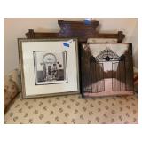 (2) Wall Decor Art (gates)