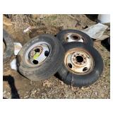 (3) Tire & RIms R17.5