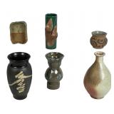 Collection of Studio Art Pottery Vases