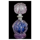 Ion Tamaian Signed Art Glass Perfume Bottle