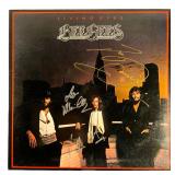 Bee Gees Triple Autographed Living Eyes Album