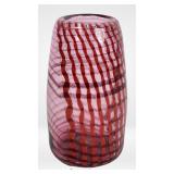 Artist Signed Handblown Art Glass Vase