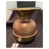 Union Pacific Copper & Brass Large Spittoon!