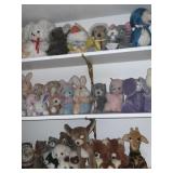 LARGE VTG LOT OF WIND-UP PLUSH TOYS & MORE