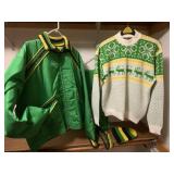 VTG John Deere Snowsuit, Sweater & Stocking Cap