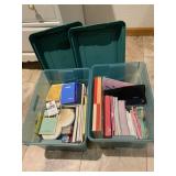2 Totes of Notebooks, Thank You Cards ETC..