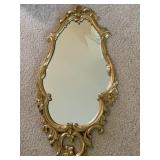 VTG ORNATE GOLD FRENCH MIRROR RENAISSANCE