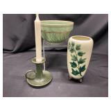 Vtg Royal Copley Pottery Vase & More