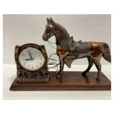 VTG Sessions Horse & Western Copper Tone Clock