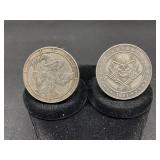 2-Hobo Halloween Dollar Coins