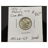 1936-S Mercury Dime