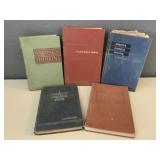 VTG 1940s-1950s College Text Books (5)