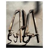 Antique Steel Scaffold Ladder Jacks Roofing