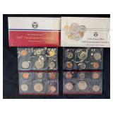 1987 & 1988 Uncirculated Mint Sets