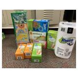 Tissues, Baggies, And Paper Towels