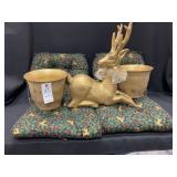 Paper Mache Reindeer, Flower Pots, Cushions