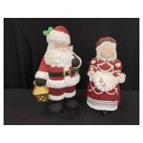 Santa & Mrs. Clause Hand-Painted by Mary Cabela!