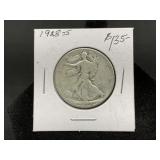 1928-S Walking Liberty Silver Half Dollar