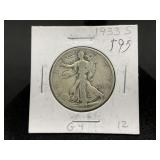 1933-S Walking Liberty Silver Half Dollar