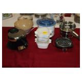 Group of Cookware; 5pc Small Corning ware