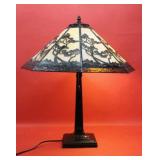 Tiffany Slag Glass stained Lamp