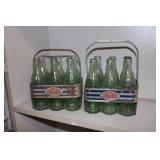 Pair of Antique Pepsi Cola Metal 6 pack Carriers