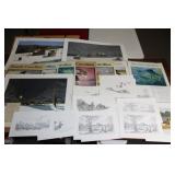 Bob Timberlake Unframed Prints; "Studio Moon"