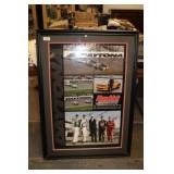 A very Nice Signed Nascar Poster with Autographs,