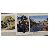 3pc Buffalo Soldiers signed Prints