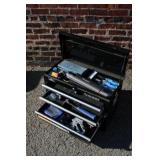 Husky Tool Box w/ tools, chisels, cordless