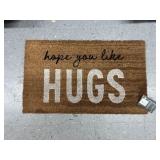 "Hope You Like Hugs" Doormat