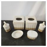 Ceramic Bathroom Set for Two Bathrooms