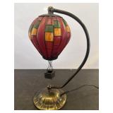 Stained Glass Hot Air Balloon Lamp - Needs rewired