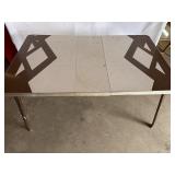 MCM Formica table with leaf