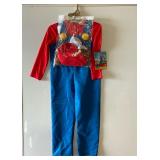 MARIO SUPER MARIO CHILDS COSTUME**NEW IN