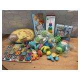 1 LOT: ASSORTED BABY TOYS. INCLUDES ALPHABET BATH