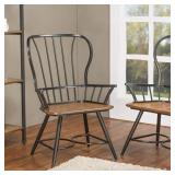 Elfrida Black Metal Dining Chairs (2-Pc)