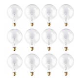 40-Watt Warm White G40 Bulb (12-Pack)