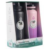 Thermoflask 40oz Steel Water Bottles  2-pack