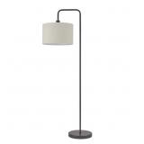 58 in. Dark Bronze Floor Lamp with Shade