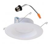 1 LOT(OF 2)5/6 in. 5000K LED White Recessed Ceilin