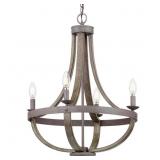 Keowee 21 in. 4-Light Farmhouse Chandelier