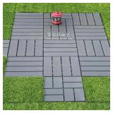 12x12 Gray Interlocking Deck Tiles (44)