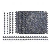 Blue Camo 25x25x0.55 in. Foam Gym Tile